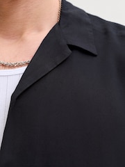 JACK & JONES Black Viscose Resort Shirt - Image 4 of 7