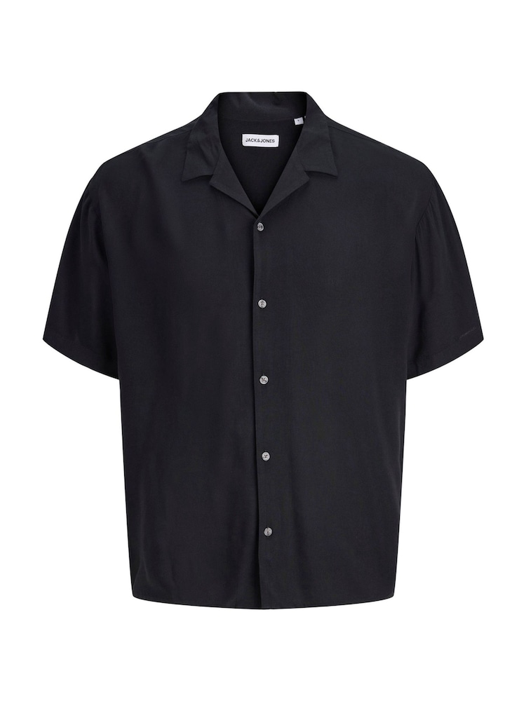 JACK & JONES Black Viscose Resort Shirt - Image 7 of 7 JACK & JONES Black Viscose Resort Shirt - Image 7 of 7