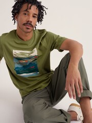 Seasalt Cornwall Mint Green Midwatch T-Shirt - Image 1 of 5