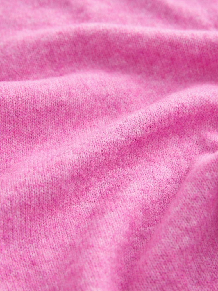 Bright Pink Small Triangle Scarf - Image 3 of 3
