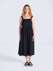 Animal Black Linen Midi Dress - Image 1 of 4