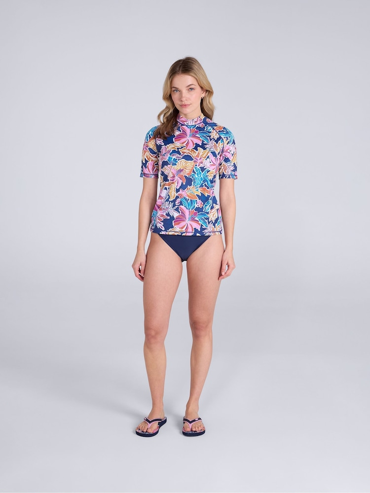 Animal Blue Lucie Quick Drying Rash Vest - Image 2 of 4