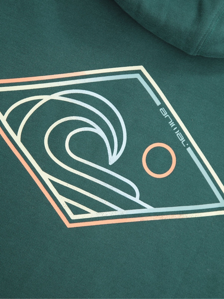 Animal Dark Green River Hoodie - Image 11 of 11 Animal Dark Green River Hoodie - Image 11 of 11