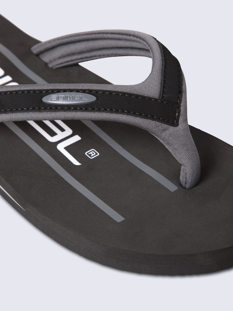 Animal Grey Jekyl Flip Flops - Image 5 of 5