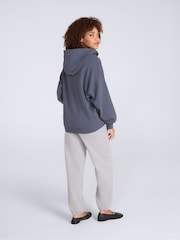 Niebieski - Animal Idol Zip Through Hoodie - Obraz 4 z 9