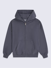Niebieski - Animal Idol Zip Through Hoodie - Obraz 5 z 9