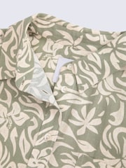 Animal Green Nova Linen Shirt - Image 3 of 4