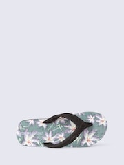 Animal Dark Green Jekyl Flip Flops - Image 2 of 4