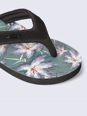 Animal Dark Green Jekyl Flip Flops - Image 4 of 4