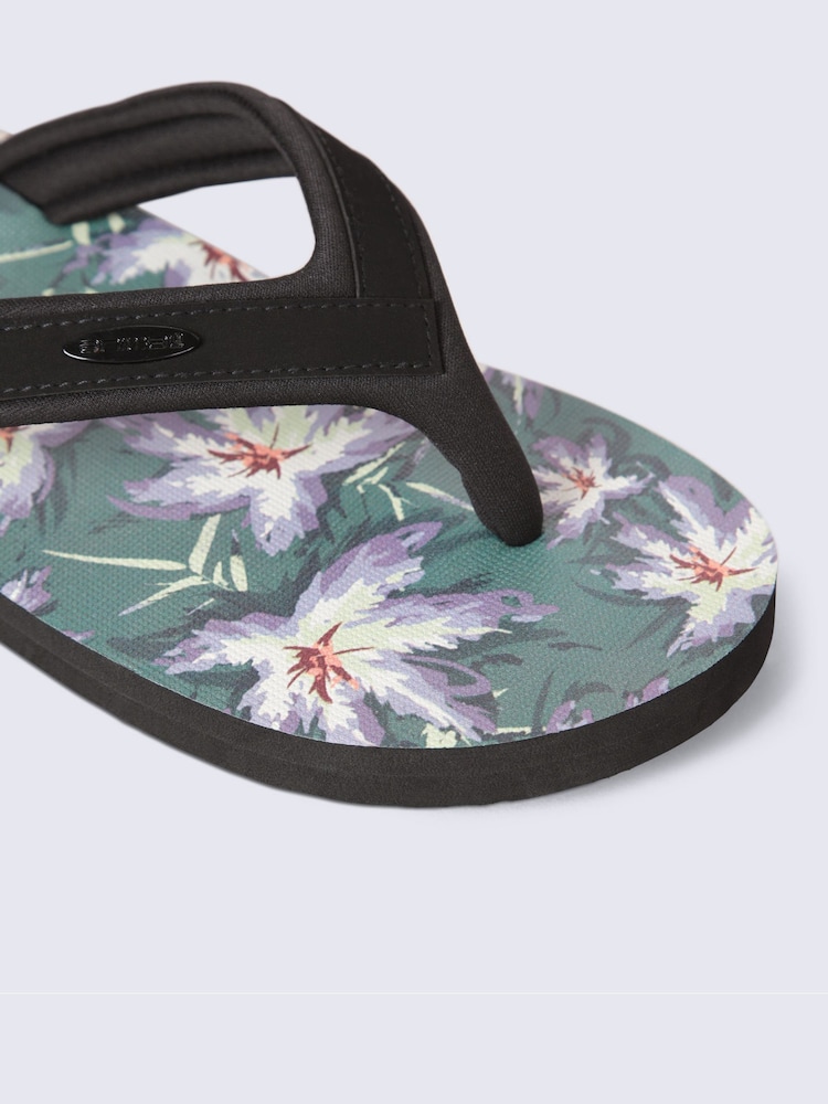 Animal Dark Green Jekyl Flip Flops - Image 4 of 4 Animal Dark Green Jekyl Flip Flops - Image 4 of 4