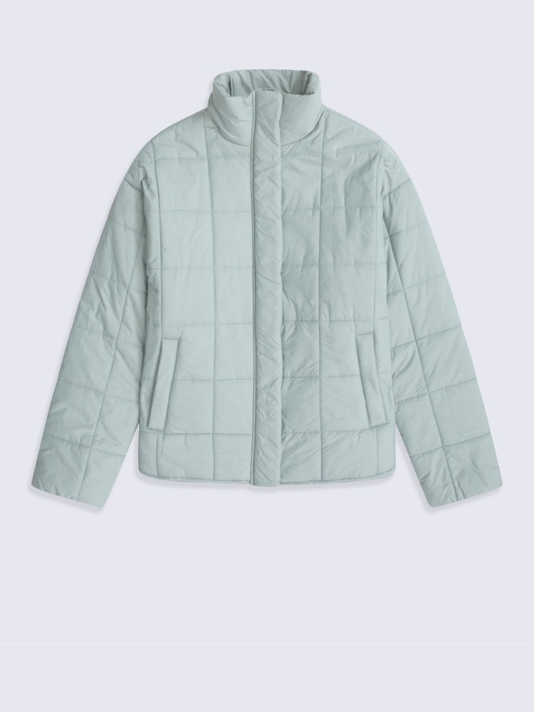 Animal Green Nina Grid Quilt Padded Jacket - Image 1 of 6 Animal Green Nina Grid Quilt Padded Jacket - Image 1 of 6