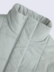 Animal Green Nina Grid Quilt Padded Jacket - Image 3 of 6