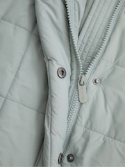 Animal Green Nina Grid Quilt Padded Jacket - Image 4 of 6