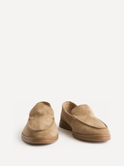 Linzi Beige Suede Apparel Slip-On Loafers - Image 3 of 6