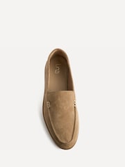 Linzi Beige Suede Apparel Slip-On Loafers - Image 4 of 6