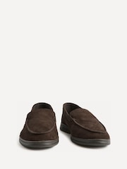 Linzi Brown Suede Apparel Slip-On Loafers - Image 3 of 5