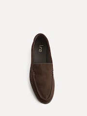 Linzi Brown Suede Apparel Slip-On Loafers - Image 4 of 5
