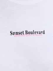 JACK & JONES White City Photo Backprint T-Shirt - Image 4 of 5