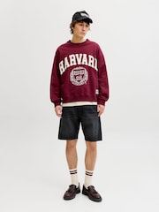 Czarny - JACK & JONES Tony Loose Shorts - Obraz 3 z 8