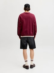 Czarny - JACK & JONES Tony Loose Shorts - Obraz 5 z 8