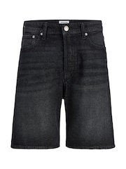 Czarny - JACK & JONES Tony Loose Shorts - Obraz 7 z 8