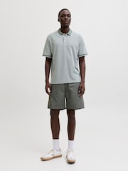 JACK & JONES Grey Drawstring Cotton Shorts - Image 4 of 6