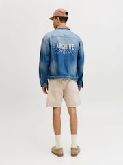 Biały - JACK & JONES Tony Loose Shorts - Obraz 4 z 7