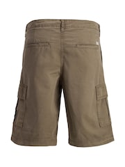JACK & JONES Brown Loose Fit Cargo Shorts - Image 6 of 7