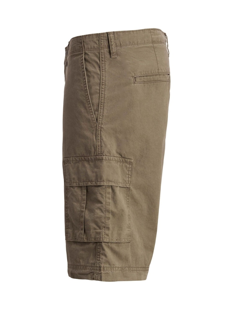 JACK & JONES Brown Loose Fit Cargo Shorts - Image 7 of 7