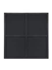 Libra Interiors Black Gold Effecten Wave Geometric Wall Art 120x120cm - Image 4 of 7