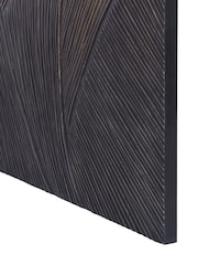 Libra Interiors Black Gold Effecten Wave Geometric Wall Art 120x120cm - Image 6 of 7