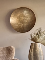 Libra Interiors Antique Brass Southwold Round Wall Deco - Image 1 of 6