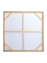 Libra Interiors Terracotta Terra Glow Hand Embellished Framed Canvas Wall Art 100x100cm - Image 4 of 7