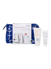 Korres Naked Summers x Korres Yoghurt Sunscreen SPF 30 50ml  Greek Yoghurt Probiotic Cleanser 20ml - Image 1 of 4