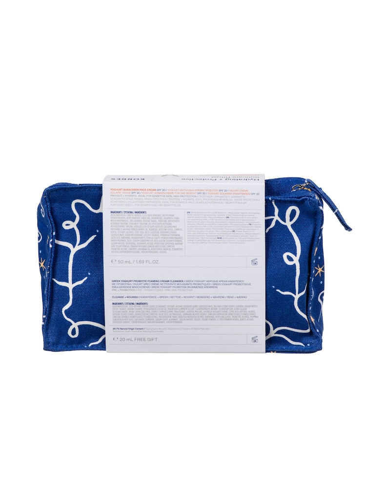 Korres Naked Summers x Korres Yoghurt Sunscreen SPF 30 50ml  Greek Yoghurt Probiotic Cleanser 20ml - Image 4 of 4