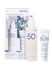 Korres Hydrating Suncare Ritual Yogurt Spray Sunscreen SPF 50 150ml  After Sun 50ml - Image 1 of 4