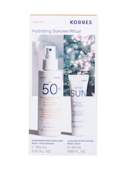 Korres Hydrating Suncare Ritual Yogurt Spray Sunscreen SPF 50 150ml  After Sun 50ml - Image 3 of 4