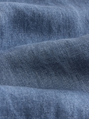 Көк - 100% Linen Pull On Trousers (3-16yrs) - 4суретінің 3 суреті