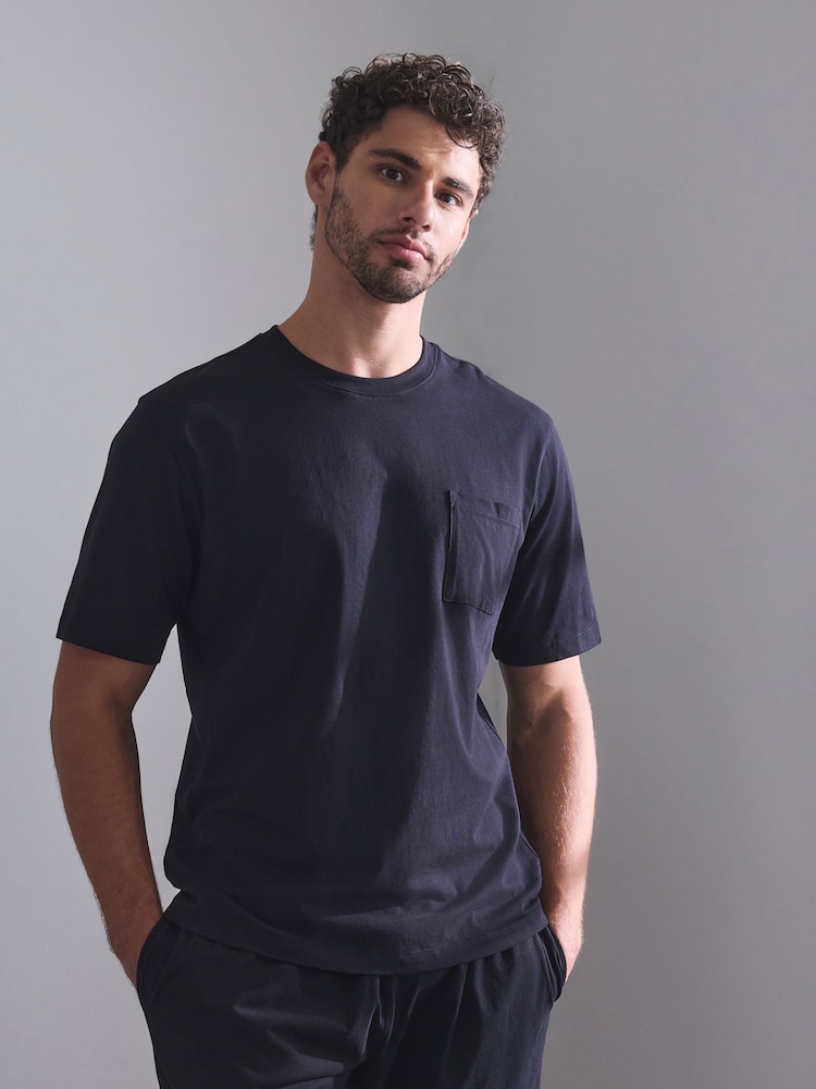 Qara - qısaqol formalı Pyjamas Set - 7şəkildən 1 şəkil