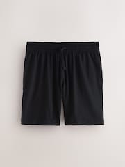 Black Short Sleeve Jersey Pyjamas Set - Image 10 of 12