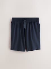 Navy Blue Short Sleeve Jersey Pyjamas Set - Image 10 of 12