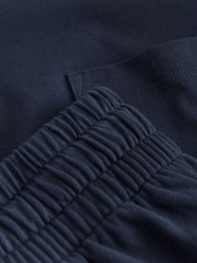 Navy Blue Short Sleeve Jersey Pyjamas Set - Image 11 of 12