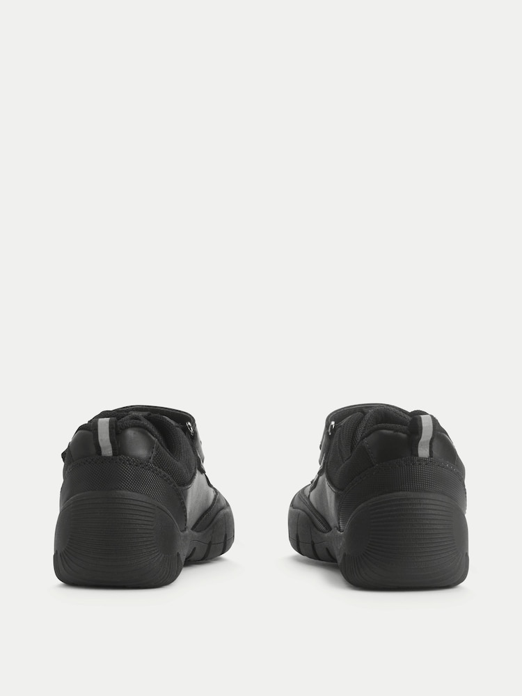 Start-Rite Black Quad Twin Rip-Tape Tough Scuff-Resistant School Shoes - Image 6 of 6 Start-Rite Black Quad Twin Rip-Tape Tough Scuff-Resistant School Shoes - Image 6 of 6