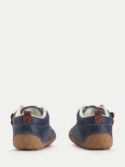 Start-Rite Blue Bear Hug Babies Rip-Tape Closed Pre-Walker Shoes With Bear Motif - Image 5 of 8