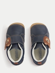 Start-Rite Blue Bear Hug Babies Rip-Tape Closed Pre-Walker Shoes With Bear Motif - Image 7 of 8