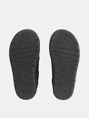 Start-Rite Black Hat-Trick Football Themed Scuff-Resistant Double Rip-Tape School Shoes - Image 6 of 6