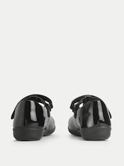 Start-Rite Black Gem Rip-Tape T-Bar Smart School Shoes With Heart Gem Detail - Image 6 of 6