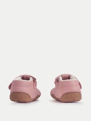 Start-Rite Pink Wiggle T-Bar Ript-Tape Baby Pre-Walker With Bow Detail - Image 4 of 6