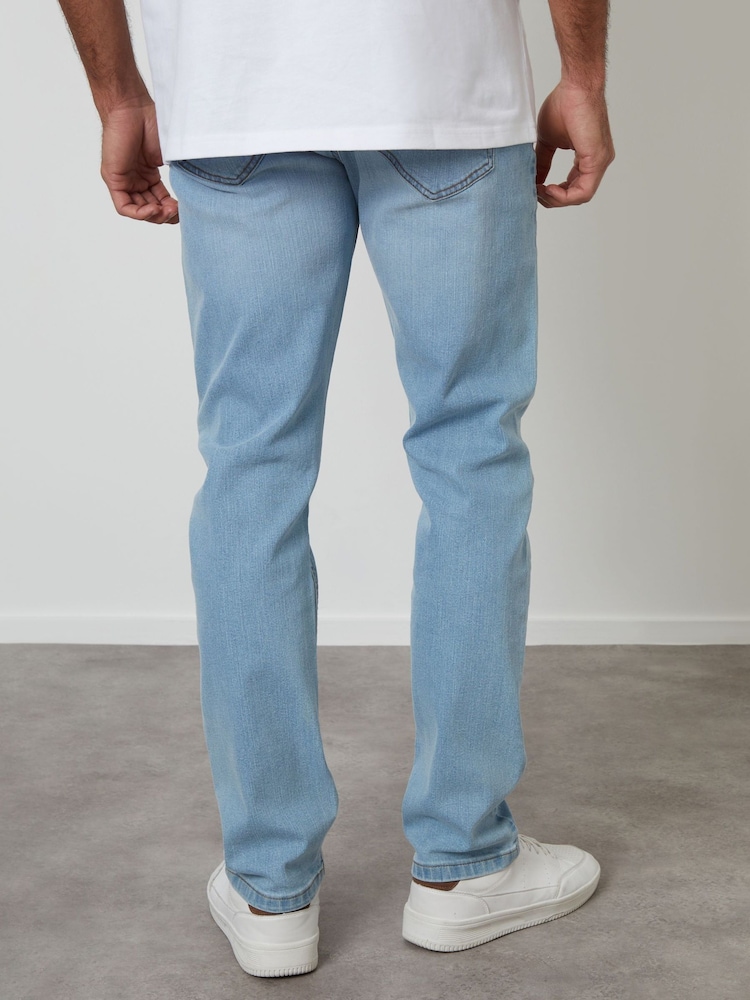 Threadbare Blue Slim Fit Jeans - Image 2 of 4