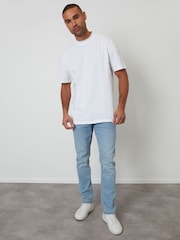 Threadbare Blue Slim Fit Jeans - Image 3 of 4